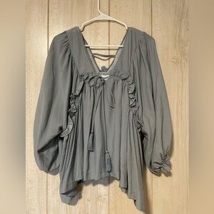 &Merci Peasant Blouse